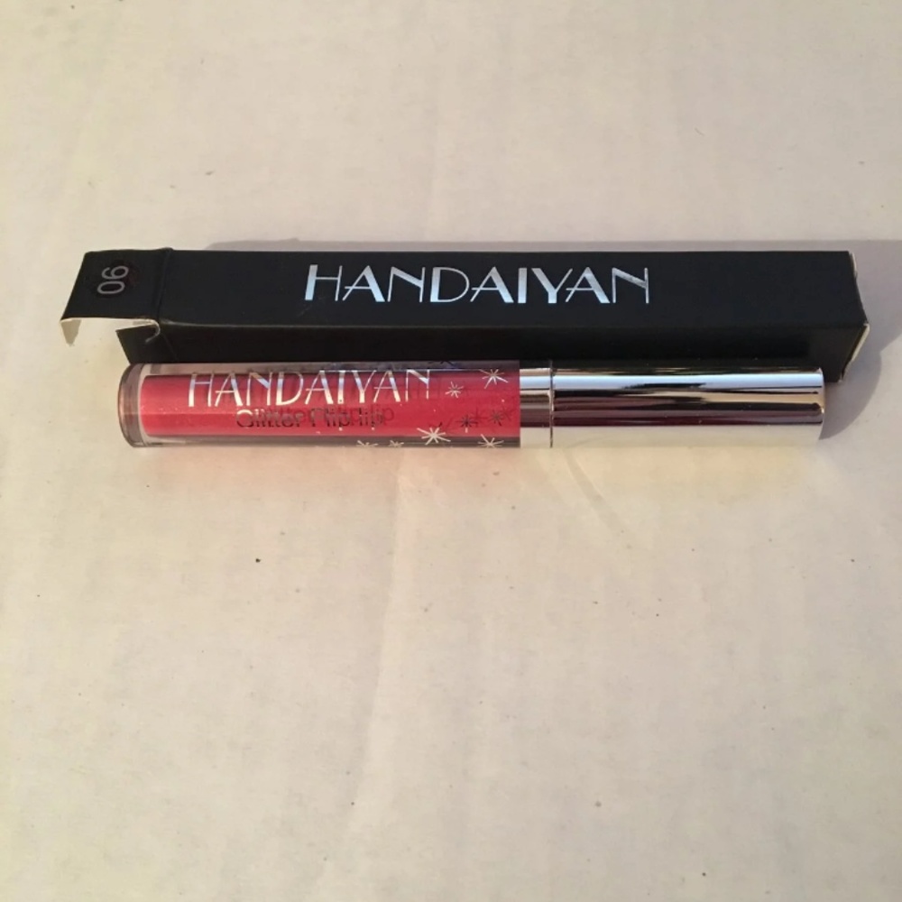 Handaiyan Glitter Flip Pink Lip Gloss